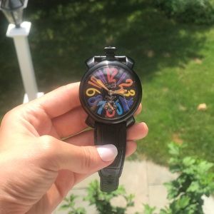 Gaga Milano watch genuine leather 100% authentic